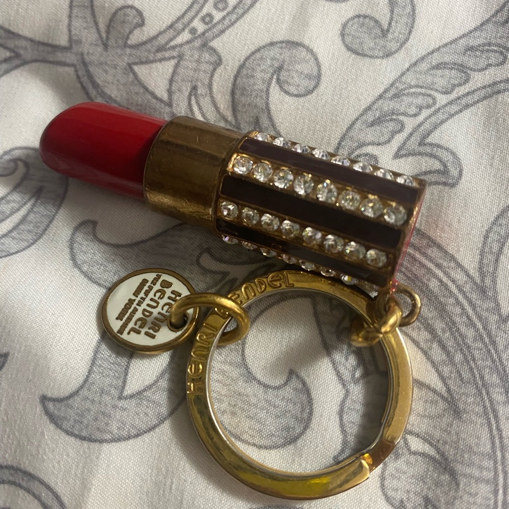 Henri Bendel lipstick keychain